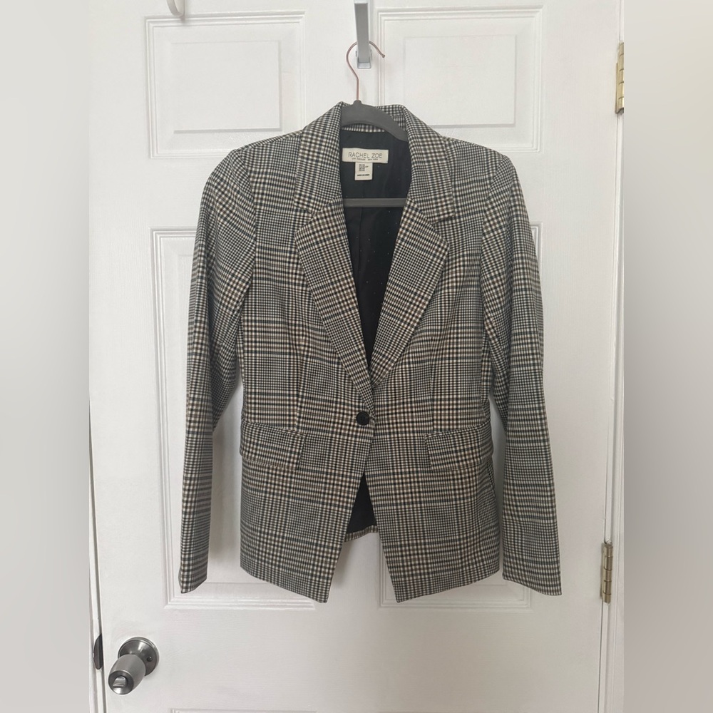 Rachel Zoe Plaid Blazer